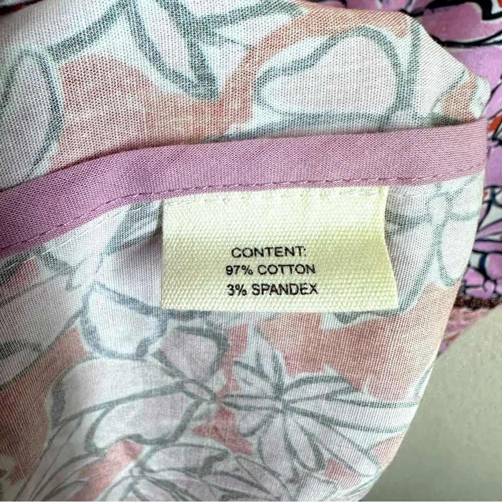 Celia B Floki Tiered Floral Midi Dress With Tie Shoulders Medium NWT - Picture 13 of 14